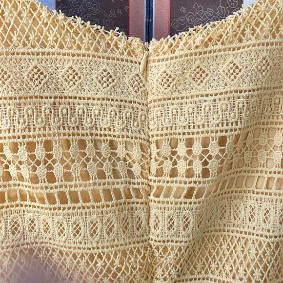 ☀️Yellow tiered crochet dress☀️ - Picture 5 of 5
